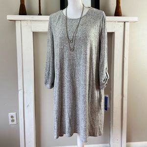 Apt. 9 | Soft and Flowy Rayon Blend Sweater Dress Sz L